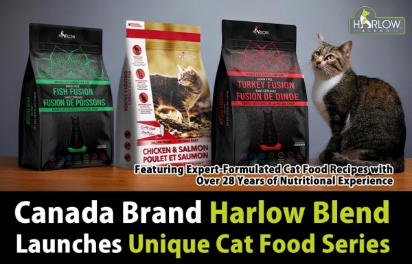 Harlow Blend unveils an innovative cat food series, crafted with over 28 years of nutritional expertise.