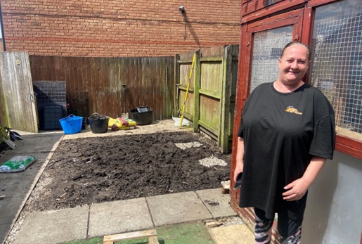 Transforming the garden, one step at a time!