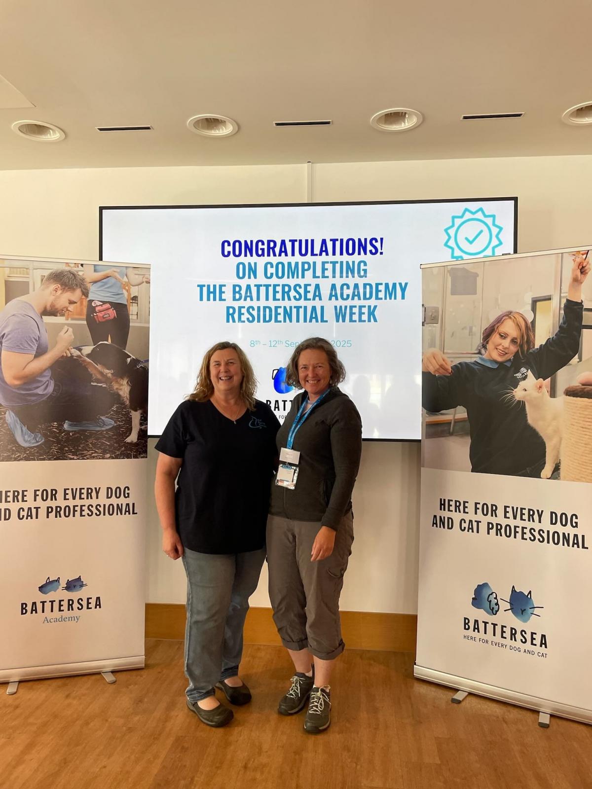 Celebrating completion of the Battersea Academy Residential Week!